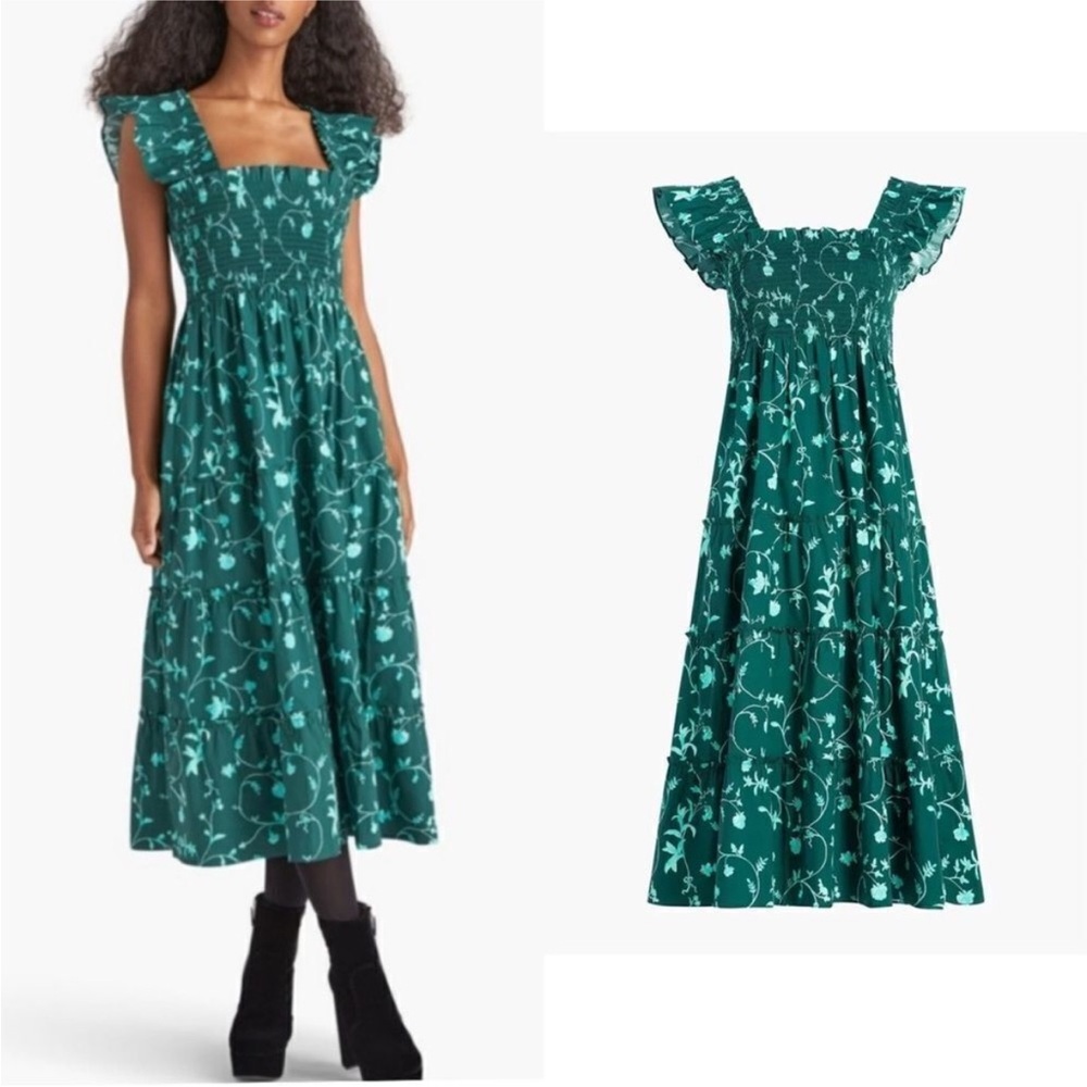 Hill House Green Nap Dress Ellie